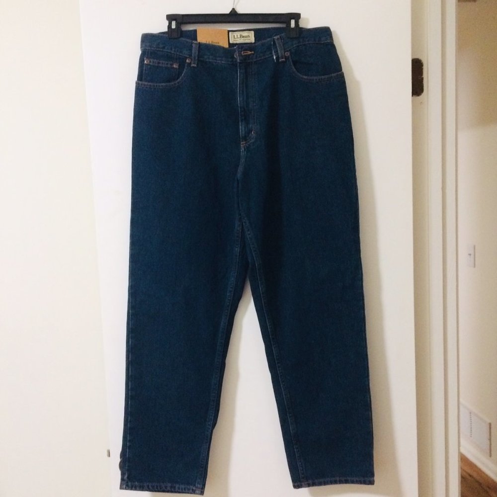 LL Bean Regular Sz 16 Jeans Original Fit NWT